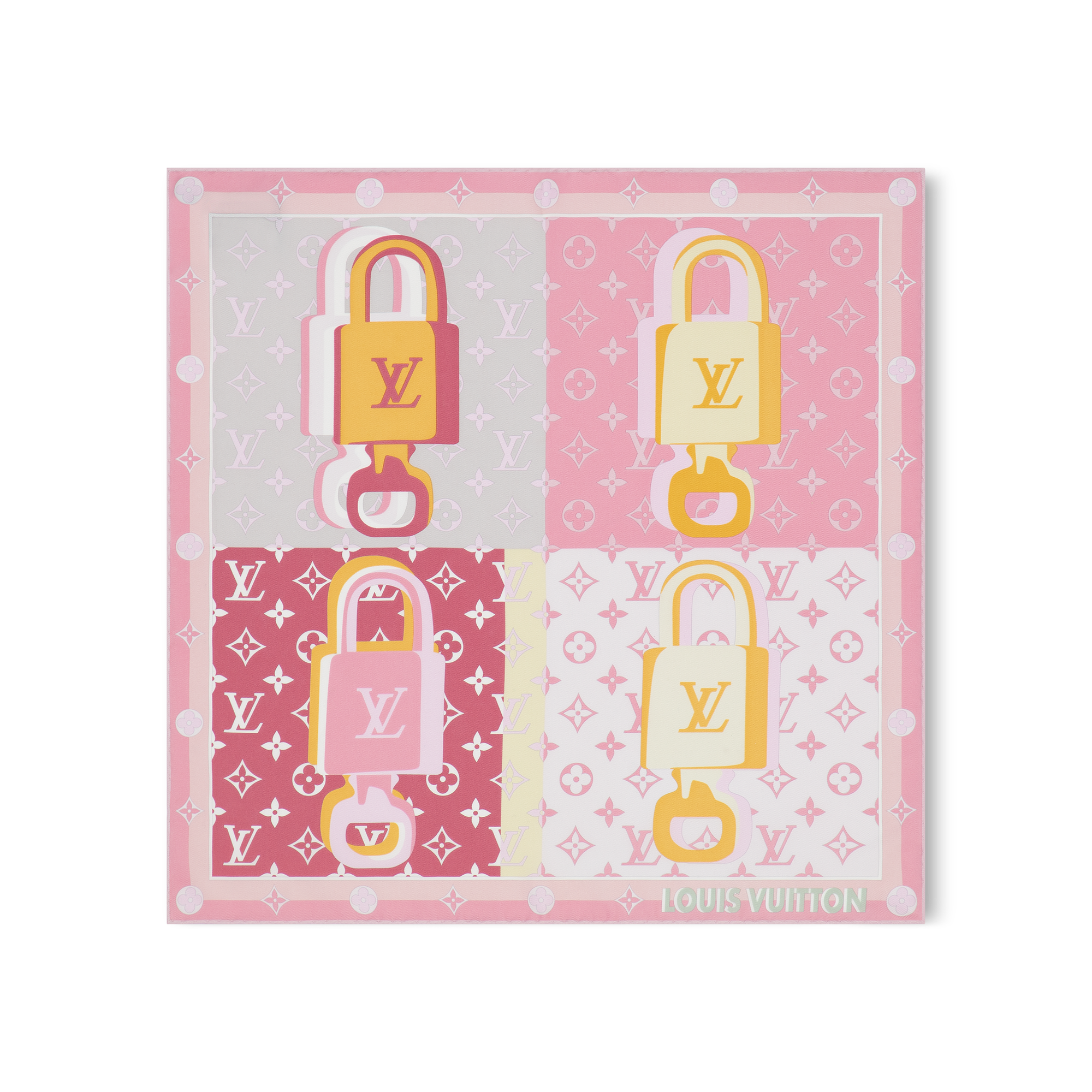 LV Unlocked Square 45 Luxury S00 Pink LOUIS VUITTON